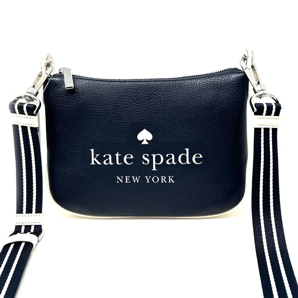 Kate Spade Rosie Small Crossbody Purse Blazer Blue Leather KF379